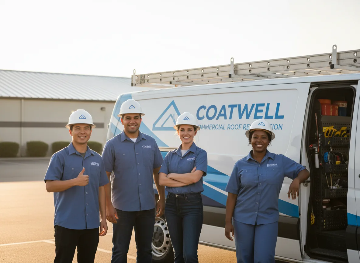 Commercial roof coating company in Lindale, GA